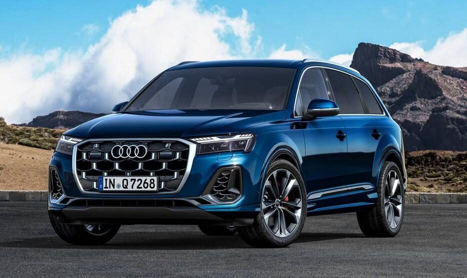 Audi Q7 2025 Nội thất, màn hình cảm ứng kép lớn, công nghệ hiện đại