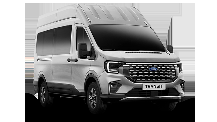 nội thất tổng quan của ford transit 2024