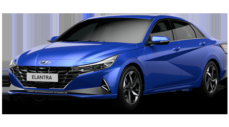 hyundai elantra 2023 thân xe đường gân dập nổi mui xe vuốt cong la zăng đa chấu