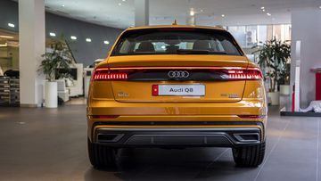 Đuôi xe Audi Q8 2024 S line