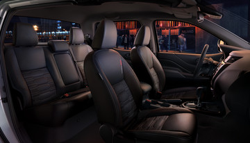 Ghế ngồi trên Nissan Navara