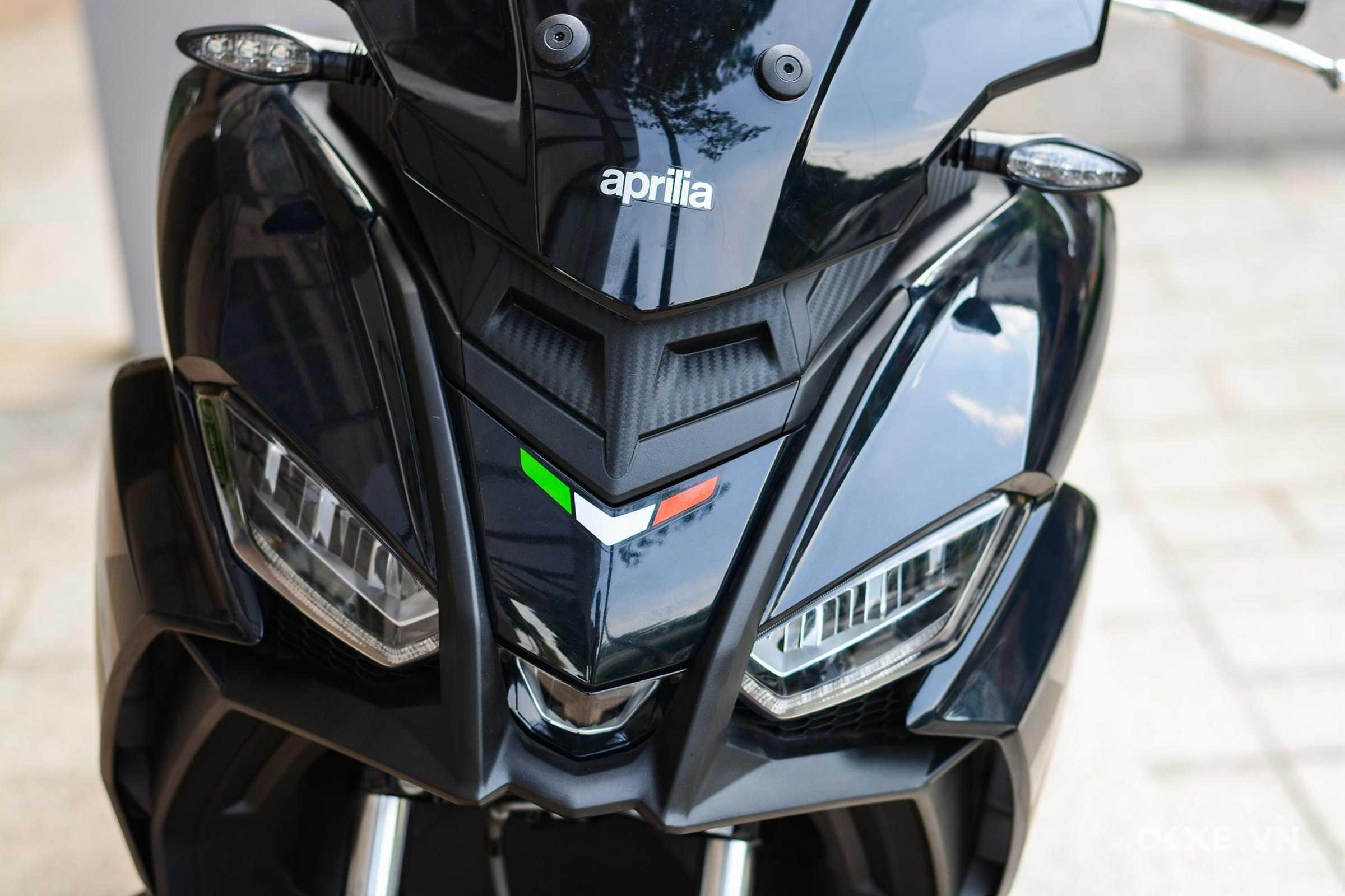 Kích thước ngoại thất của Aprilia SR GT 200