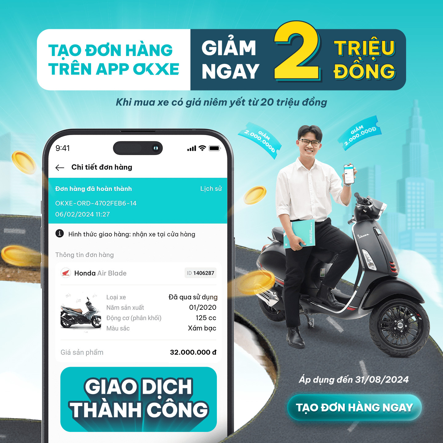 Mua xe máy tháng Ngâu với nhiều ưu đãi